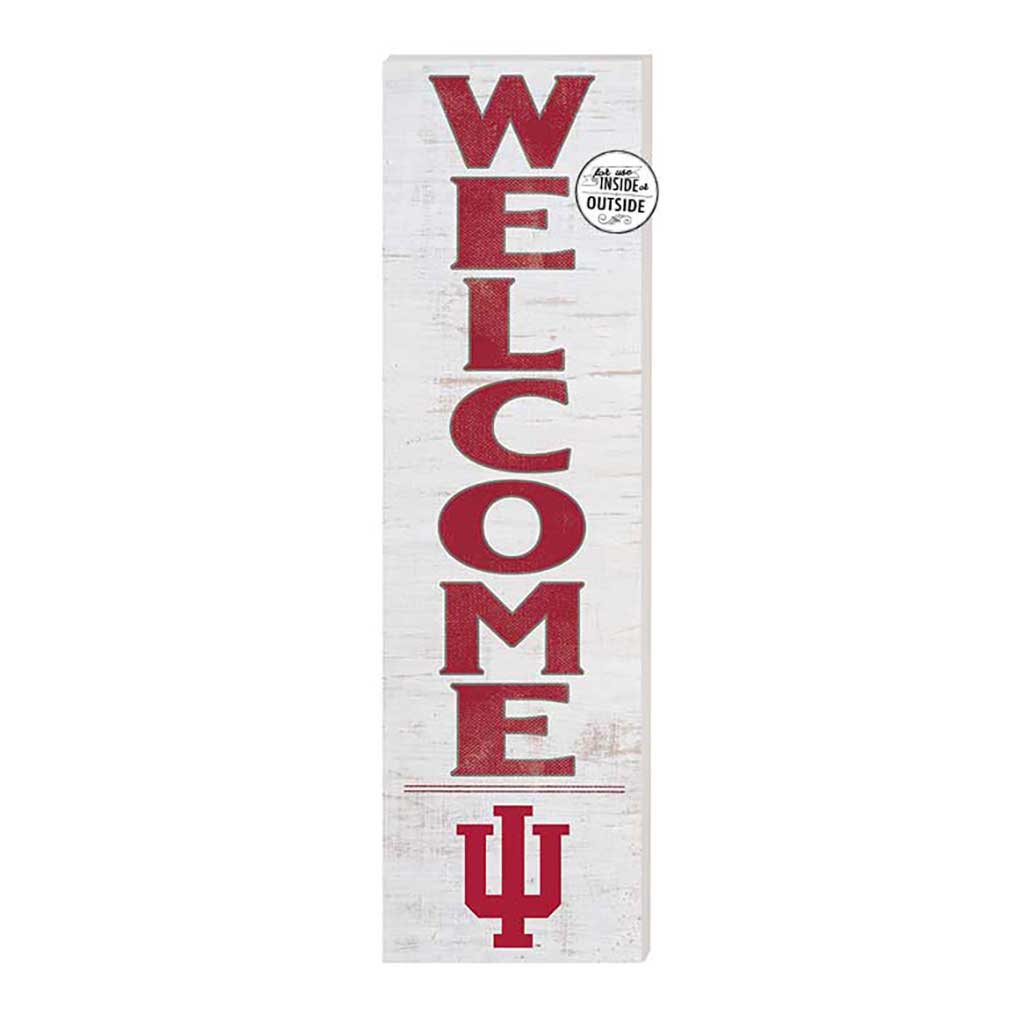 10x35 Indoor Outdoor Sign WELCOME Indiana Hoosiers