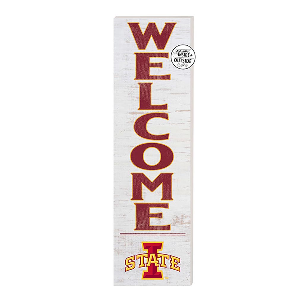 10x35 Indoor Outdoor Sign WELCOME Iowa State Cyclones