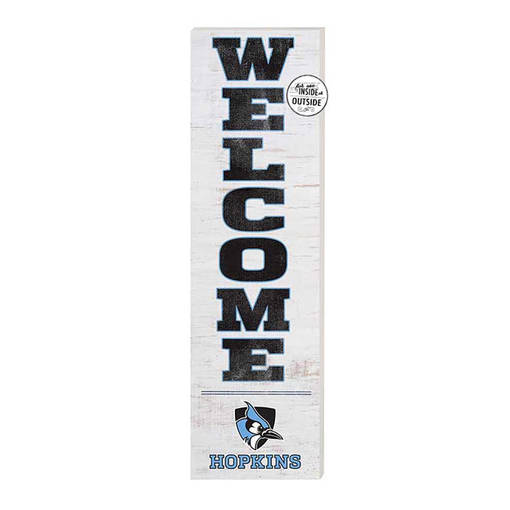 10x35 Indoor Outdoor Sign WELCOME Johns Hopkins Blue Jays