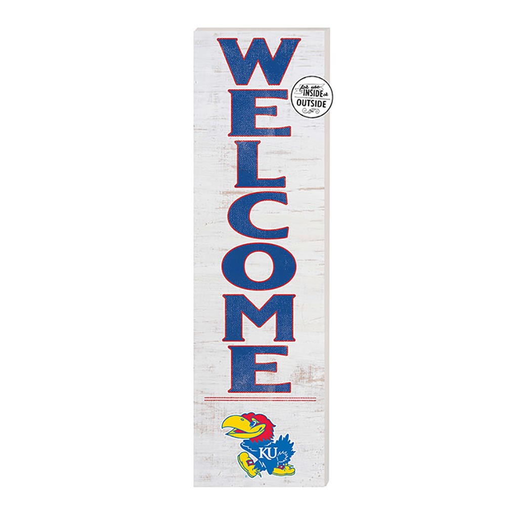 10x35 Indoor Outdoor Sign WELCOME Kansas Jayhawks