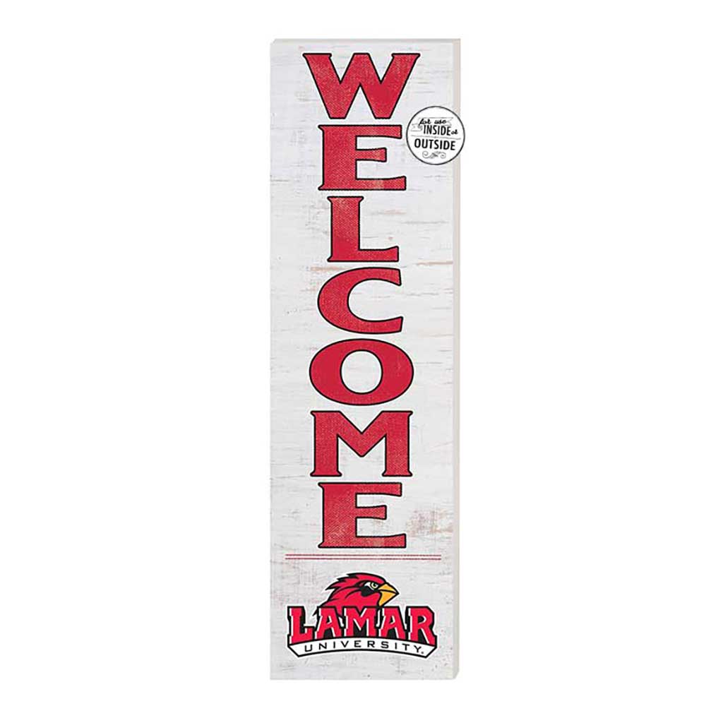 10x35 Indoor Outdoor Sign WELCOME Lamar Cardinals