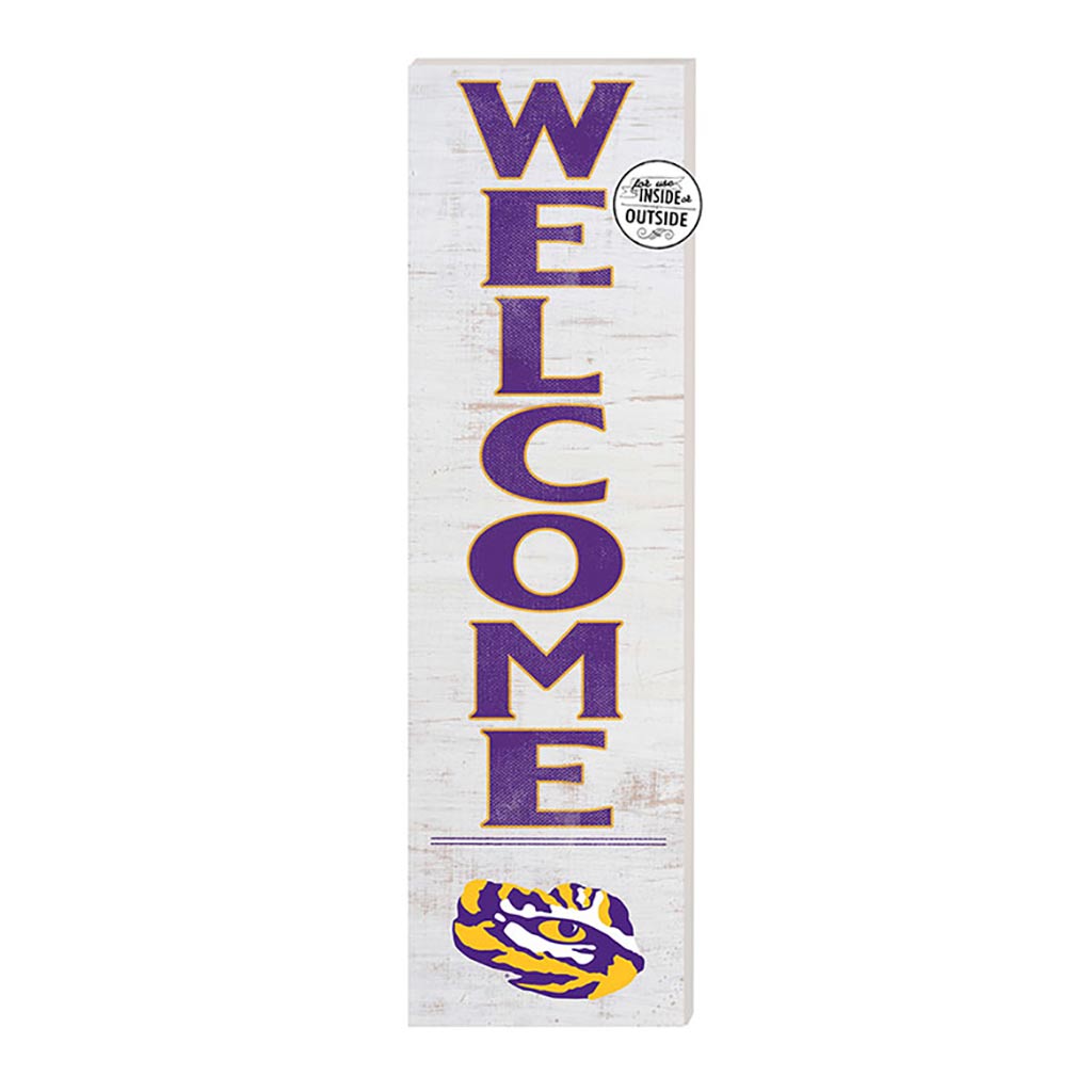 10x35 Indoor Outdoor Sign WELCOME LSU Fighting Tigers