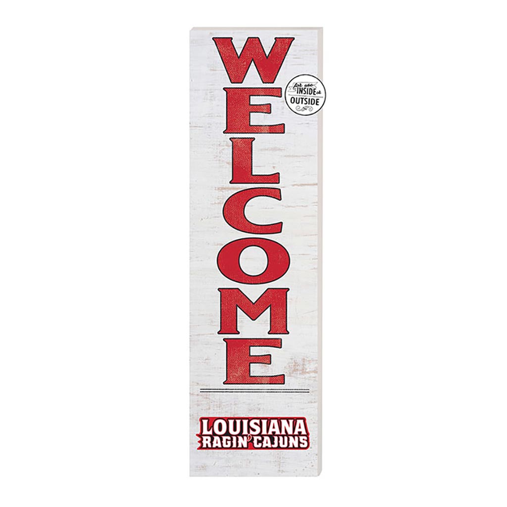 10x35 Indoor Outdoor Sign WELCOME Life Louisiana State Lafayette Ragin Cajuns