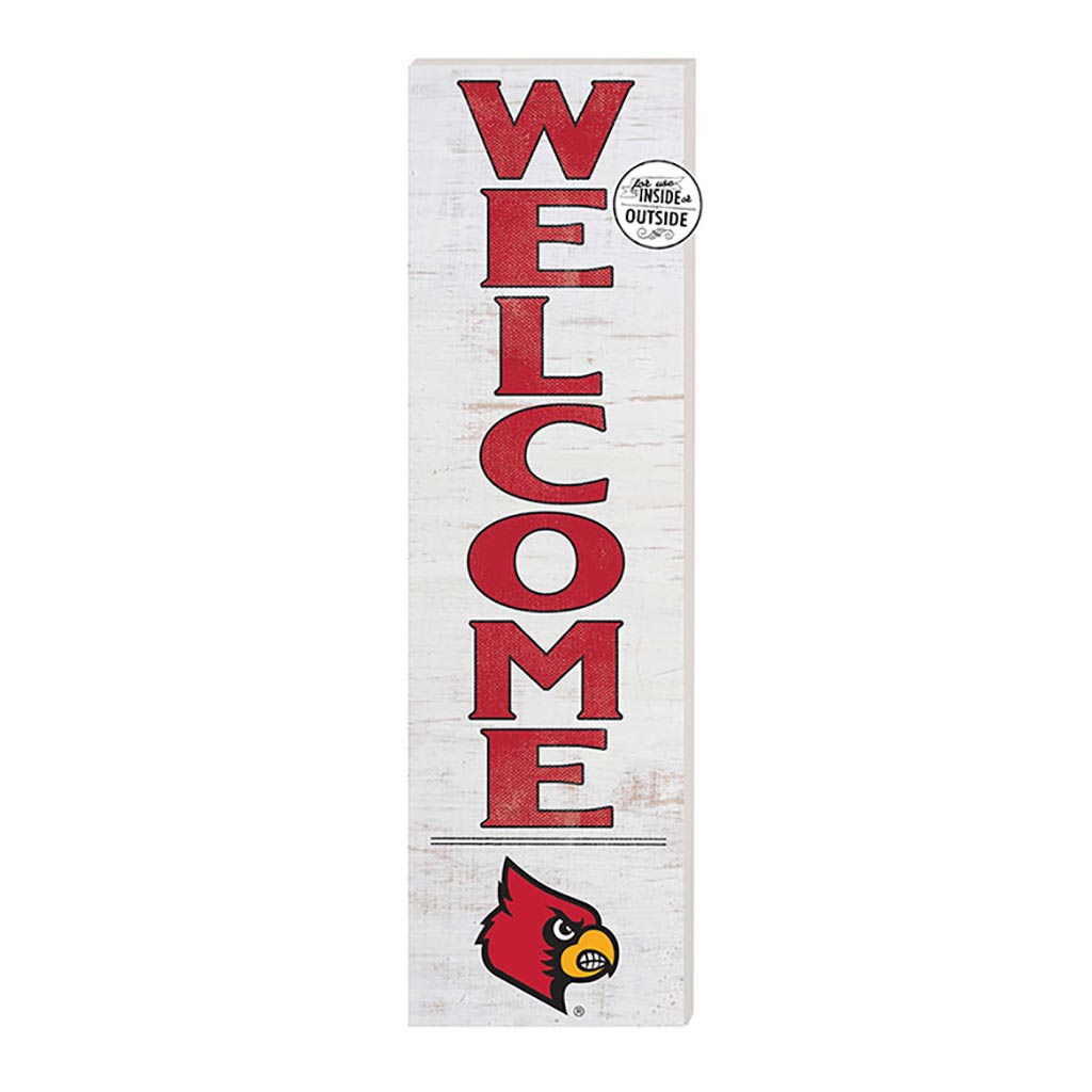 10x35 Indoor Outdoor Sign WELCOME Louisville Cardinals