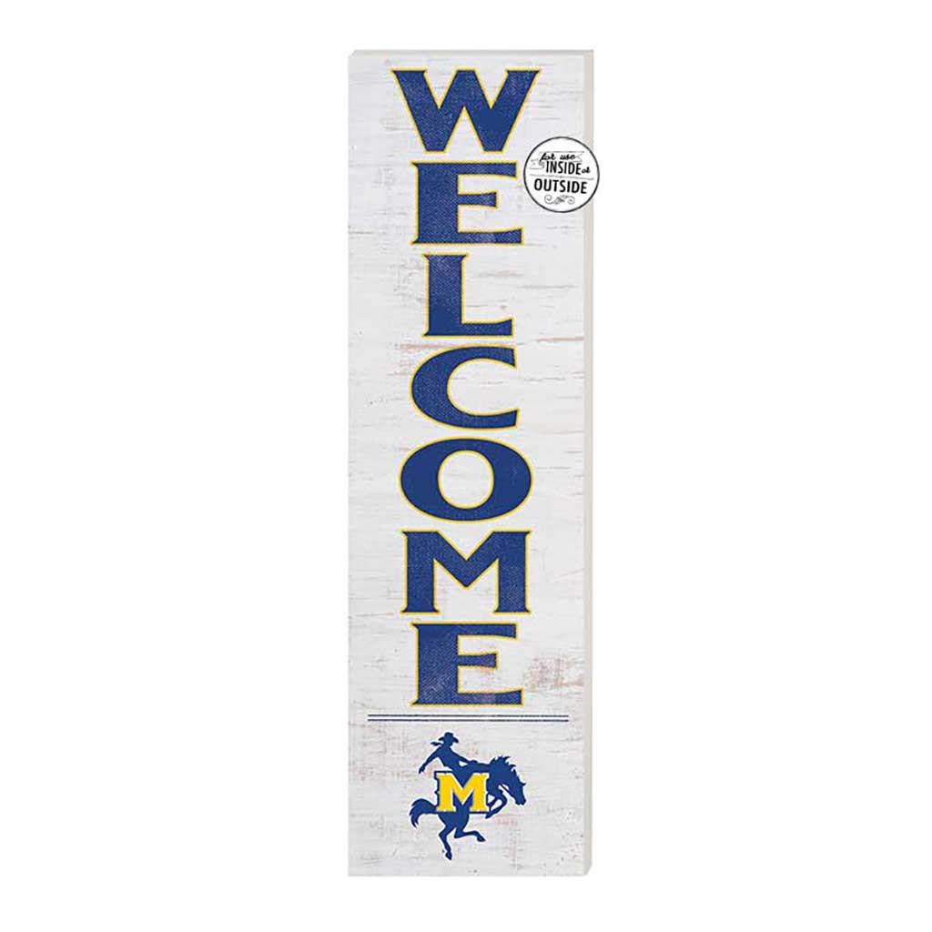 10x35 Indoor Outdoor Sign WELCOME McNeese State Cowboys