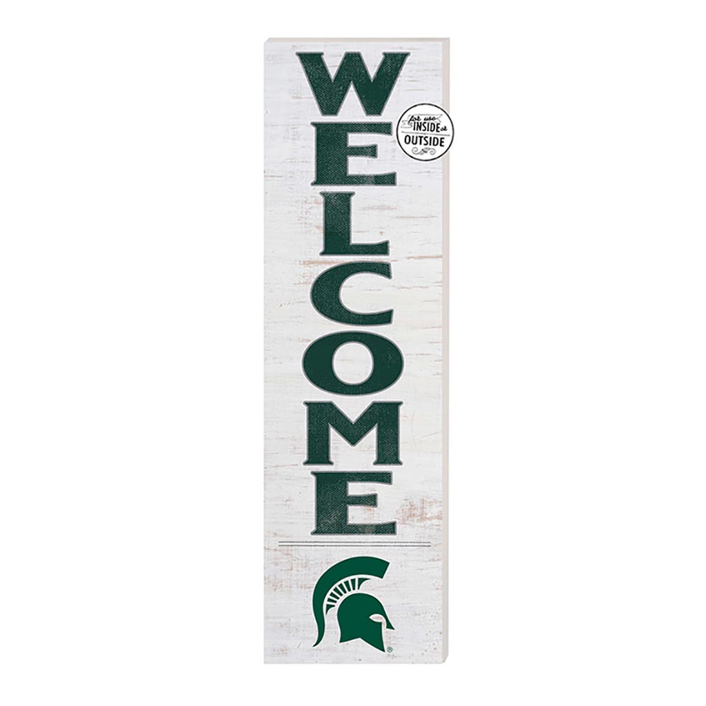 10x35 Indoor Outdoor Sign WELCOME Michigan State Spartans