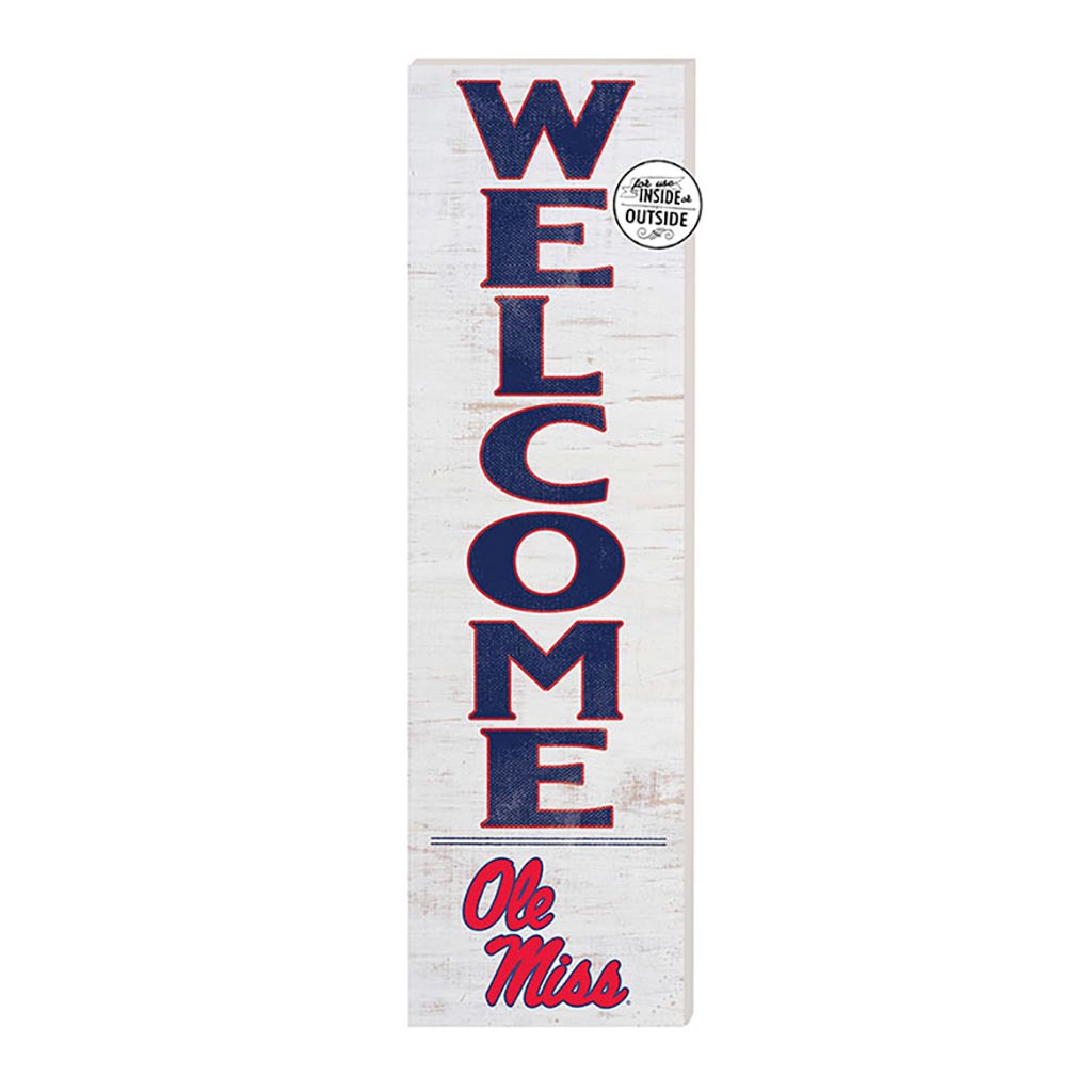 10x35 Indoor Outdoor Sign WELCOME Mississippi Rebels