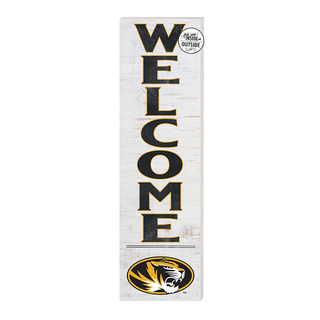 10x35 Indoor Outdoor Sign WELCOME Missouri Tigers