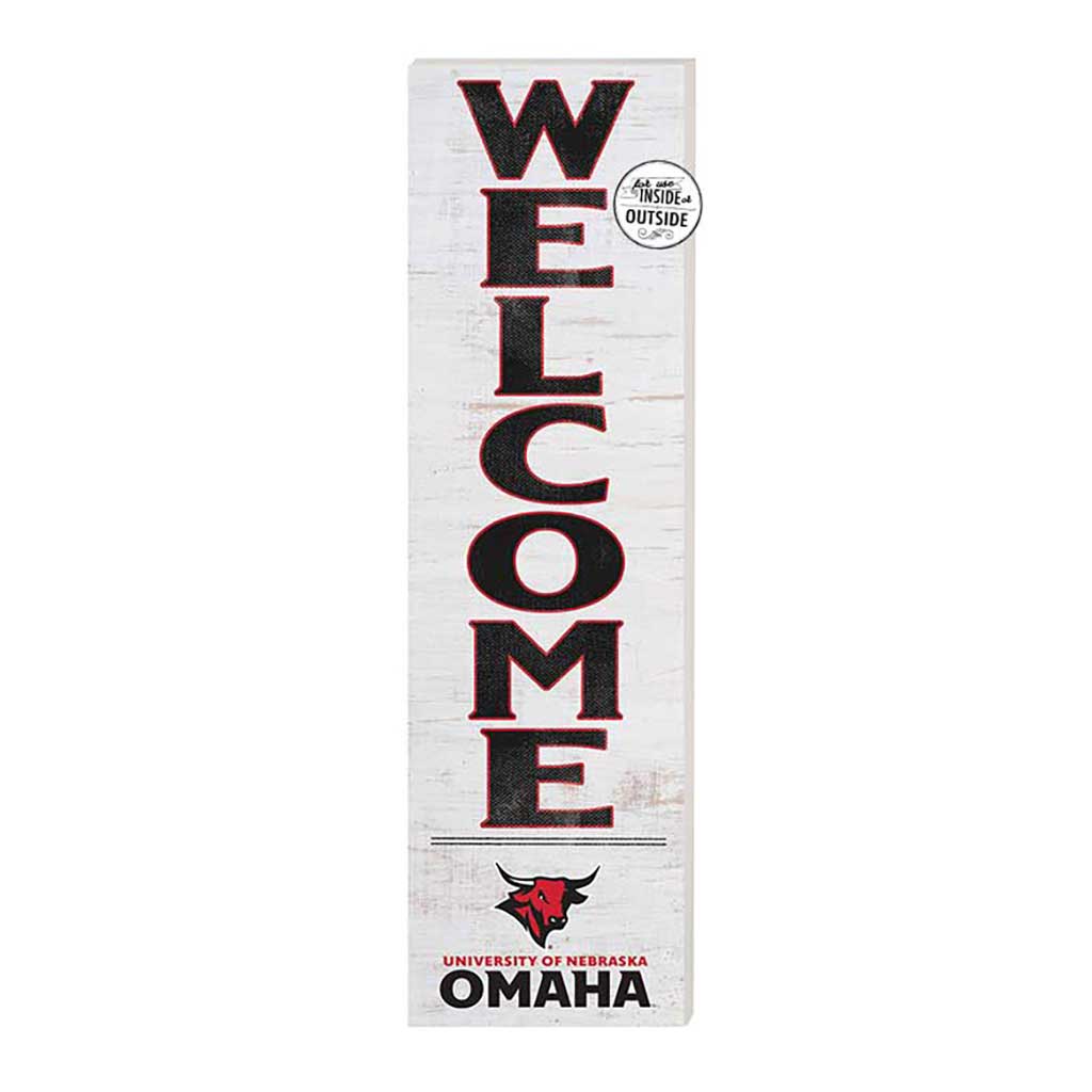 10x35 Indoor Outdoor Sign WELCOME Nebraska at Omaha Mavericks