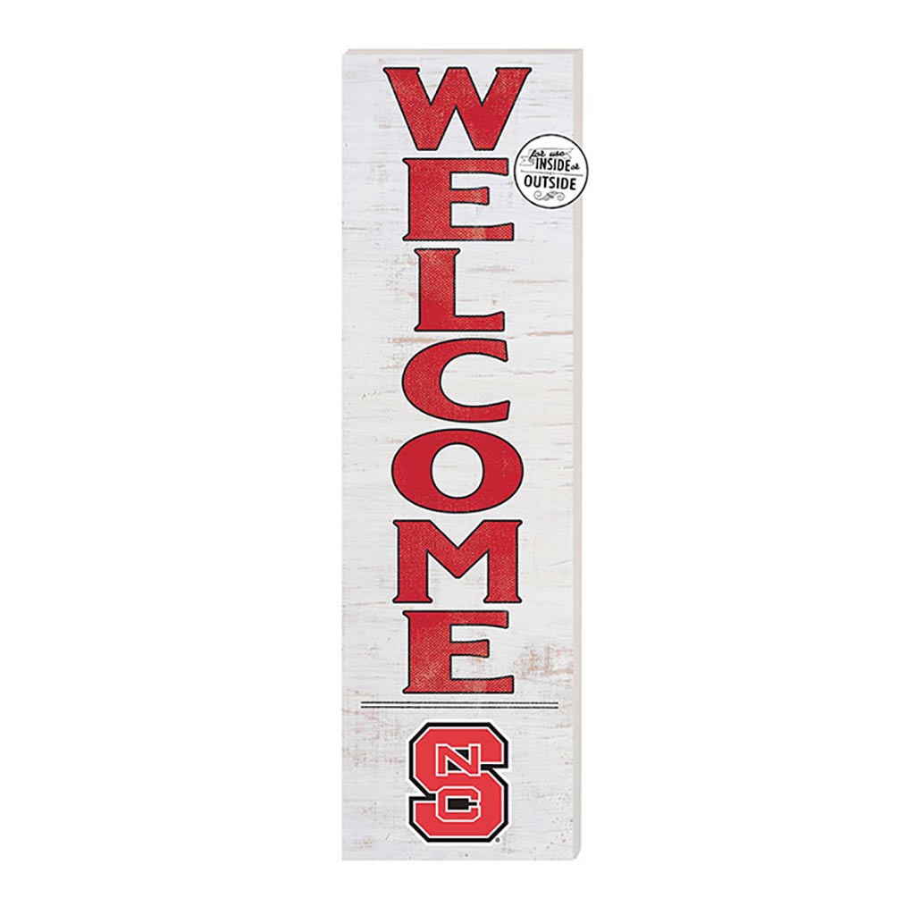 10x35 Indoor Outdoor Sign WELCOME North Carolina State Wolfpack
