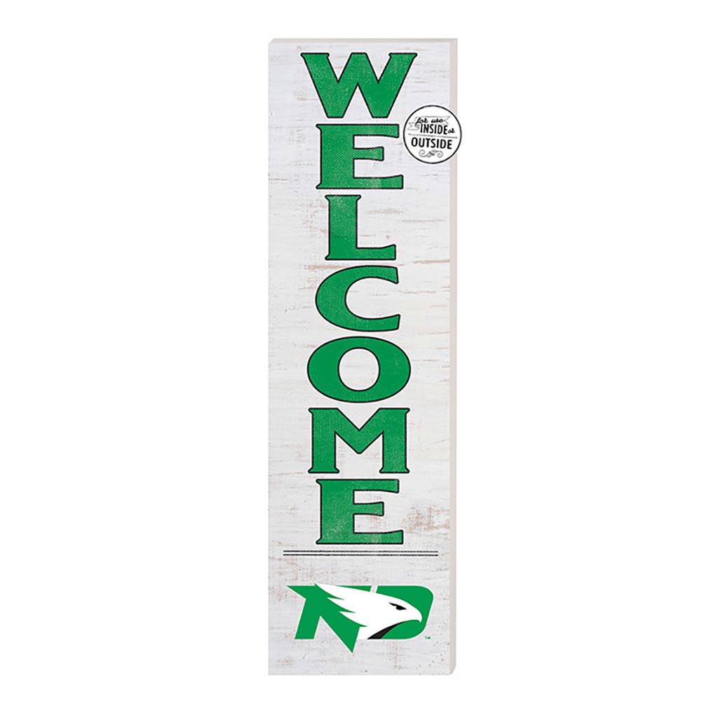 10x35 Indoor Outdoor Sign WELCOME North Dakota Fighting Hawks