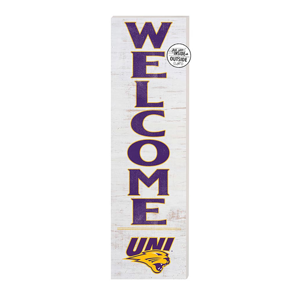 10x35 Indoor Outdoor Sign WELCOME Northern Iowa Panthers