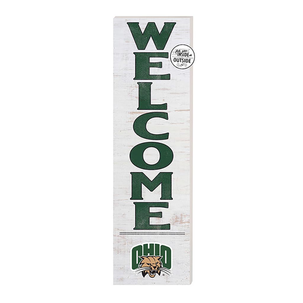 10x35 Indoor Outdoor Sign WELCOME Ohio Univ Bobcats