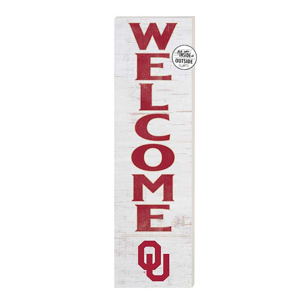 10x35 Indoor Outdoor Sign WELCOME Oklahoma Sooners