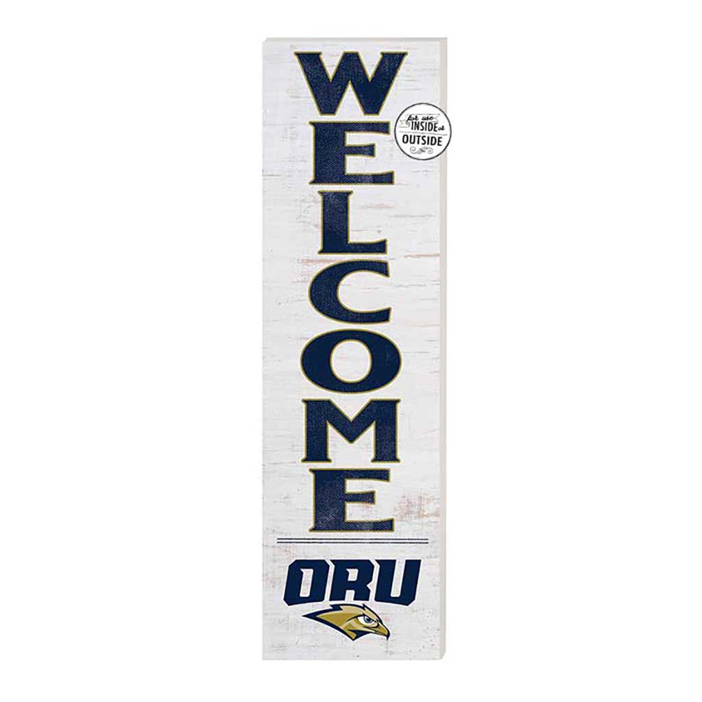 10x35 Indoor Outdoor Sign WELCOME Oral Roberts Golden Eagles