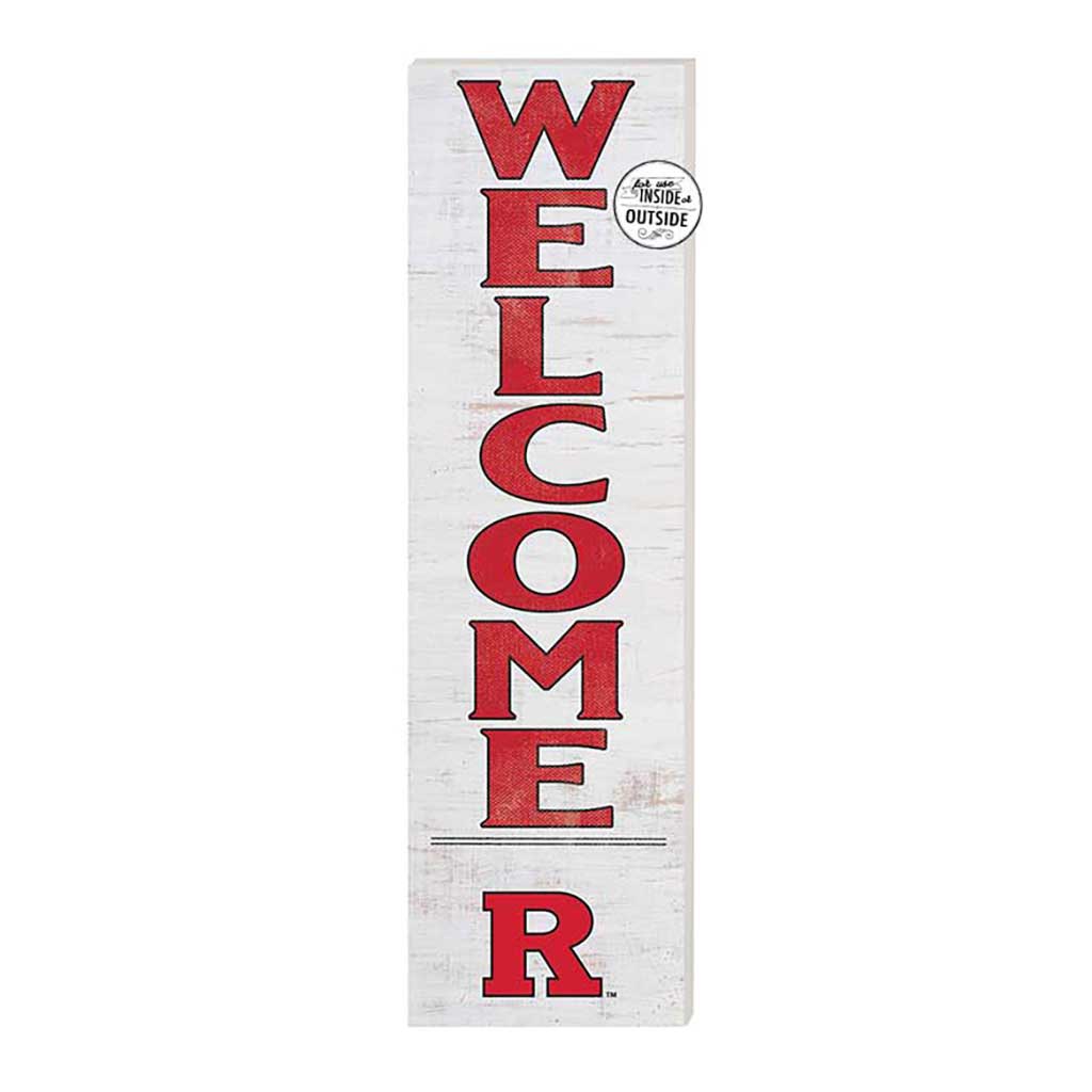 10x35 Indoor Outdoor Sign WELCOME Rutgers Scarlet Knights