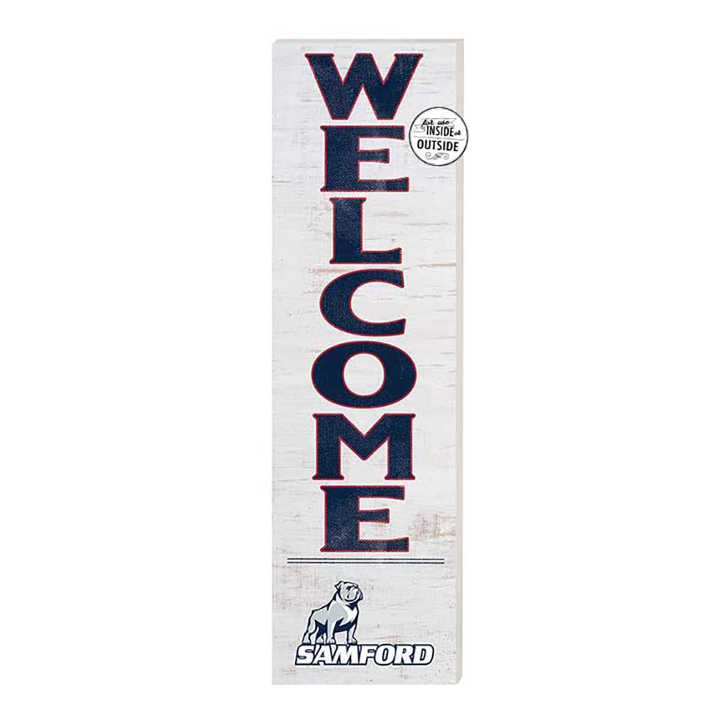 10x35 Indoor Outdoor Sign WELCOME Samford Bulldogs