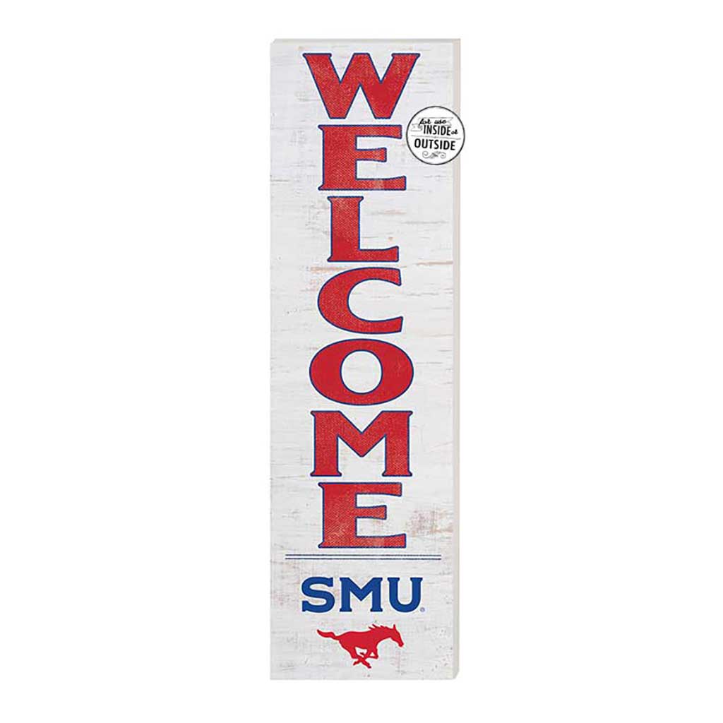 10x35 Indoor Outdoor Sign WELCOME Southern Methodist Mustangs