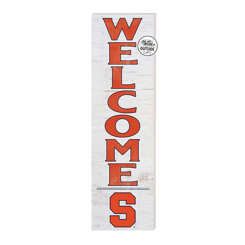 10x35 Indoor Outdoor Sign WELCOME Syracuse Orange