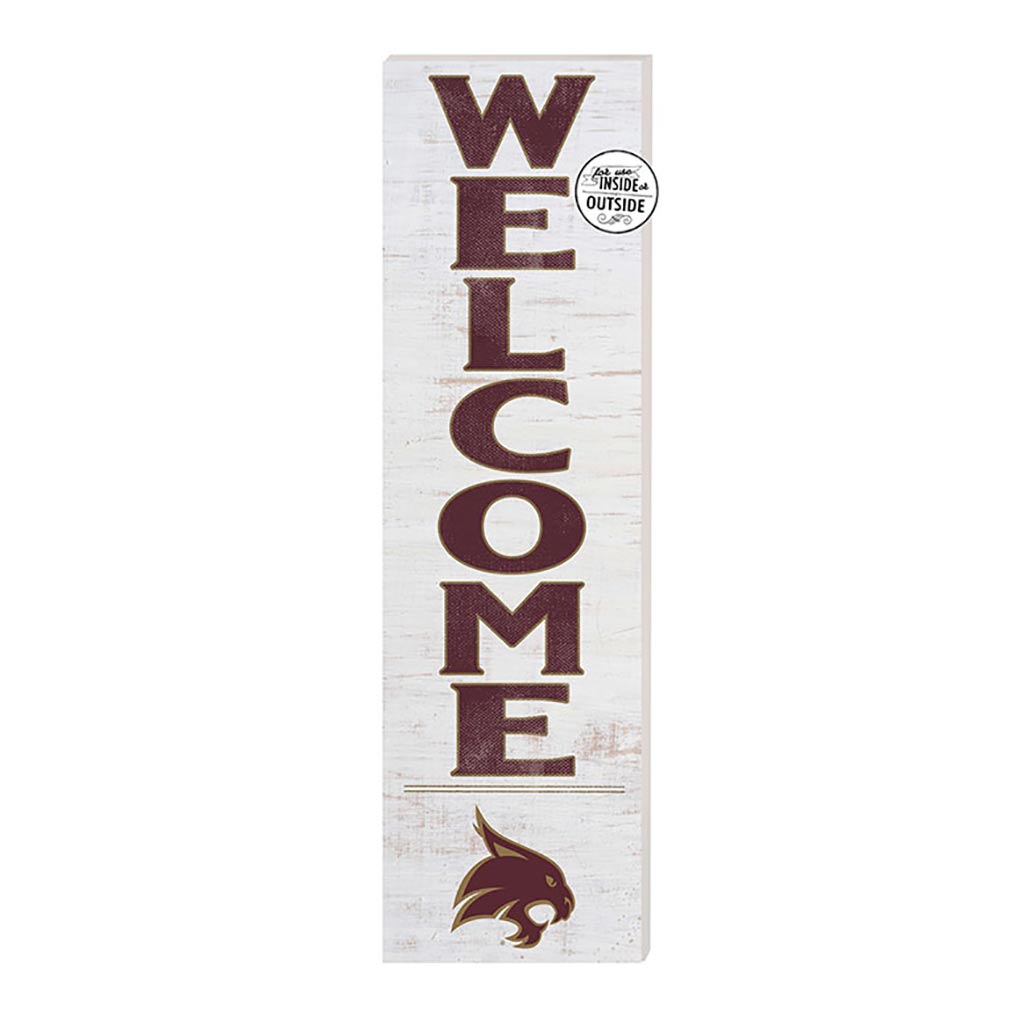 10x35 Indoor Outdoor Sign WELCOME Texas State Bobcats