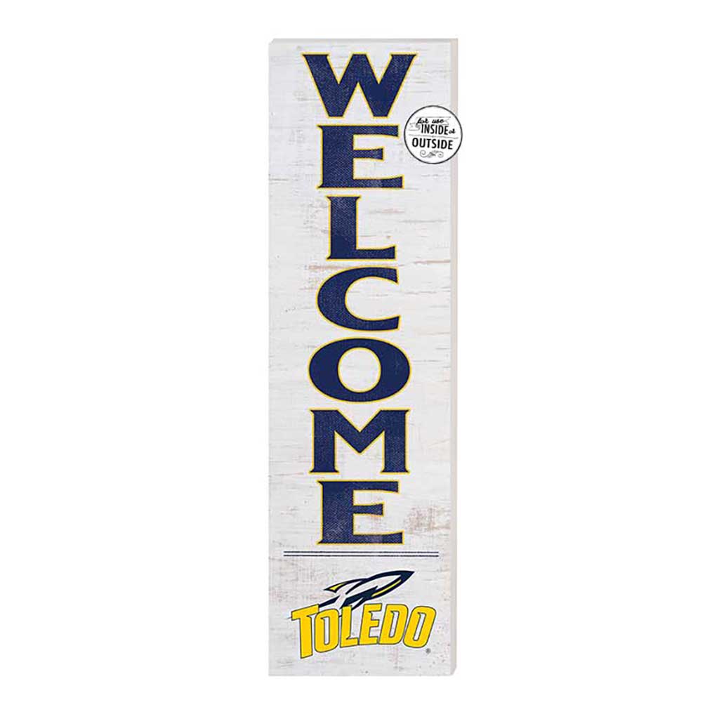 10x35 Indoor Outdoor Sign WELCOME Toledo Rockets