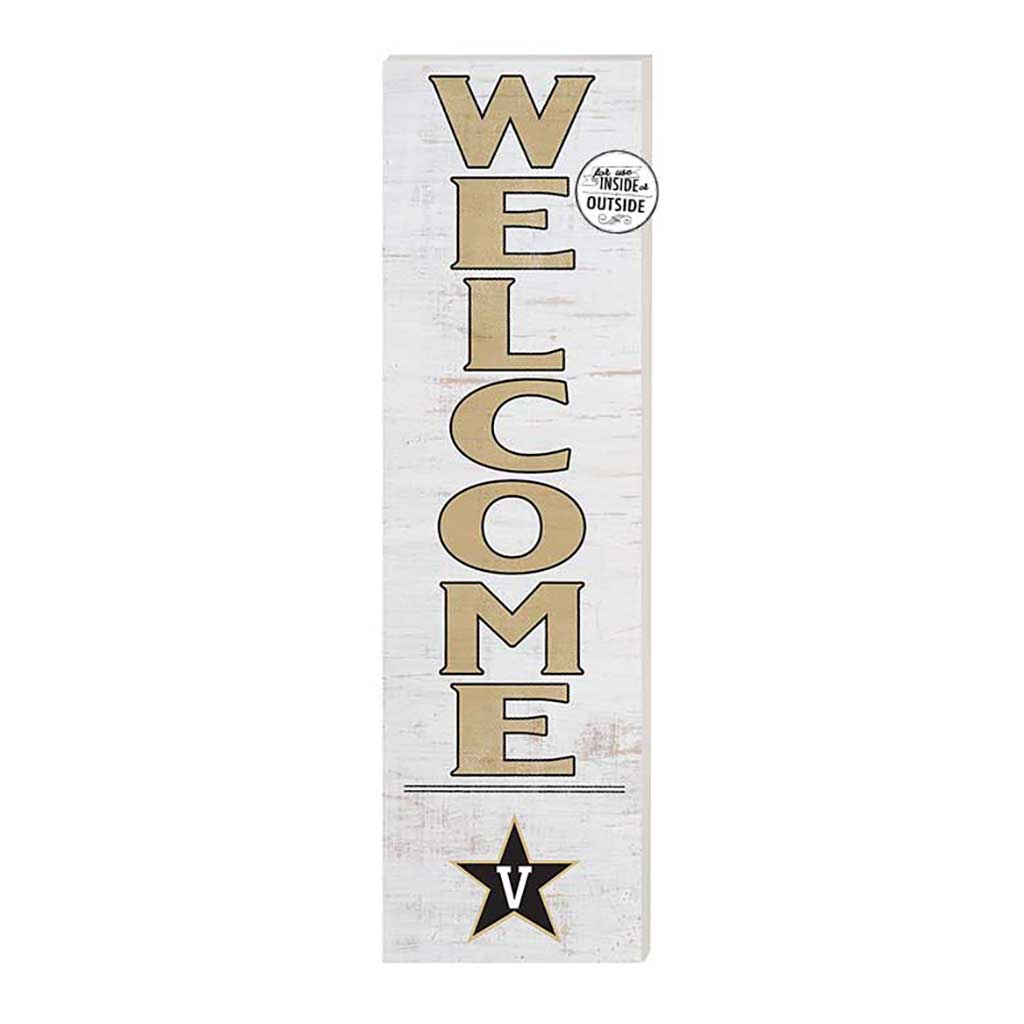 10x35 Indoor Outdoor Sign WELCOME Vanderbilt Commodores