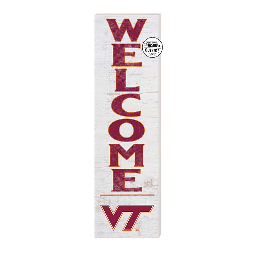 10x35 Indoor Outdoor Sign WELCOME Virginia Tech Hokies