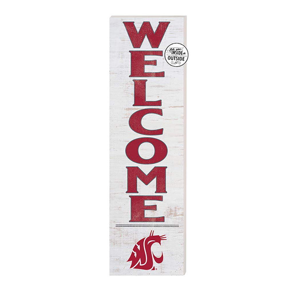 10x35 Indoor Outdoor Sign WELCOME Washington State Cougars