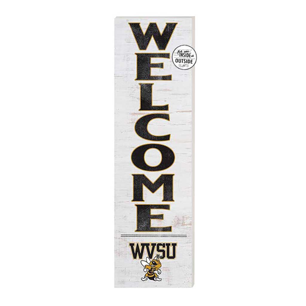 10x35 Indoor Outdoor Sign WELCOME West Virginia State Yellow Jackets