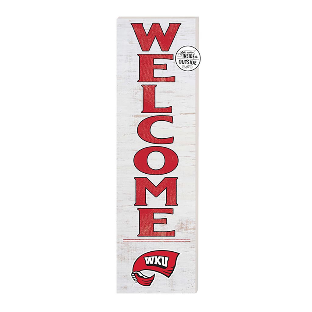 10x35 Indoor Outdoor Sign WELCOME Western Kentucky Hilltoppers