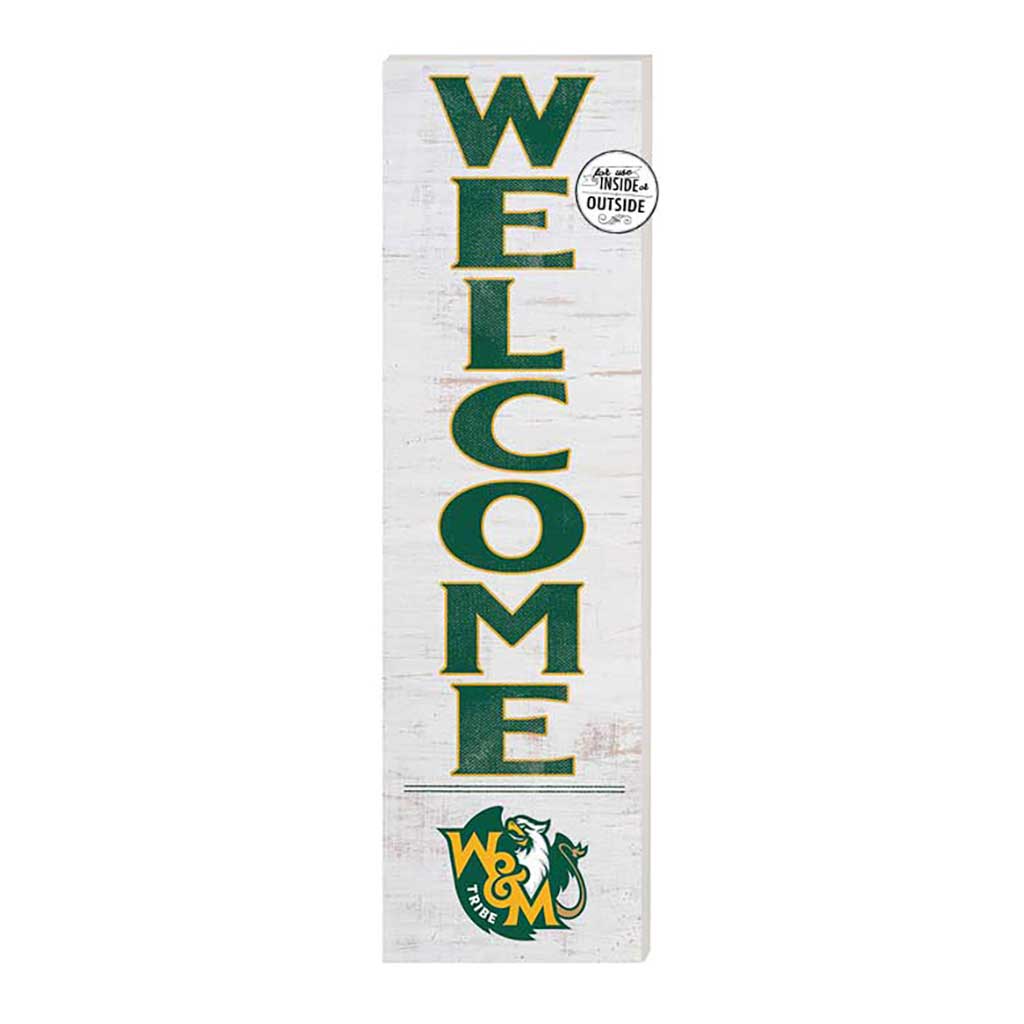 10x35 Indoor Outdoor Sign WELCOME William and Mary Tribe