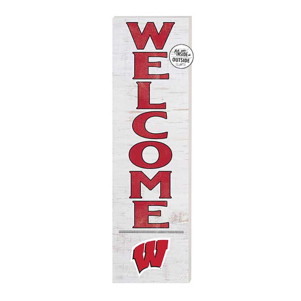 10x35 Indoor Outdoor Sign WELCOME Wisconsin Badgers