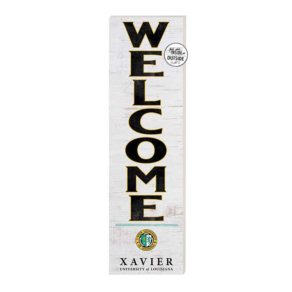 10x35 Indoor Outdoor Sign WELCOME Xavier University of Louisiana Gold Rush