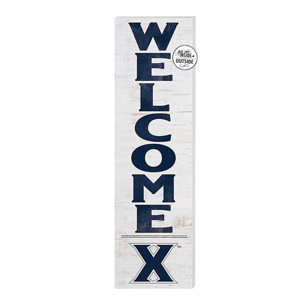 10x35 Indoor Outdoor Sign WELCOME Xavier Ohio Musketeers