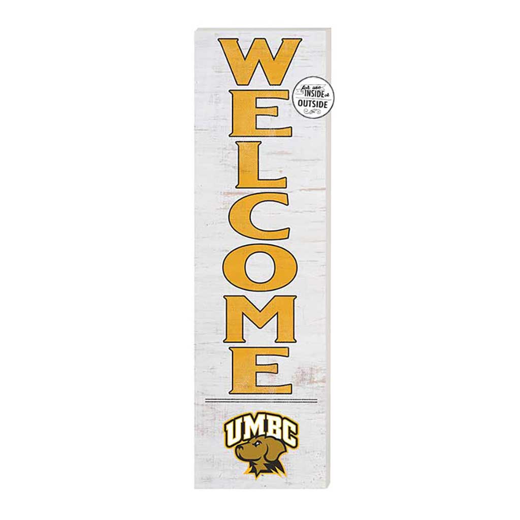 10x35 Indoor Outdoor Sign WELCOME University of Maryland- Baltimore County Retrievers