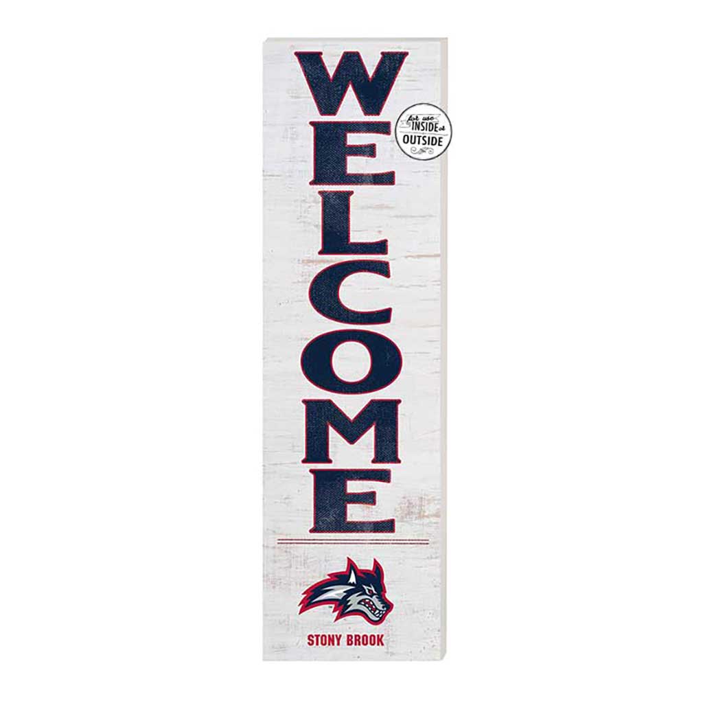 10x35 Indoor Outdoor Sign WELCOME Stony Brook Seawolves