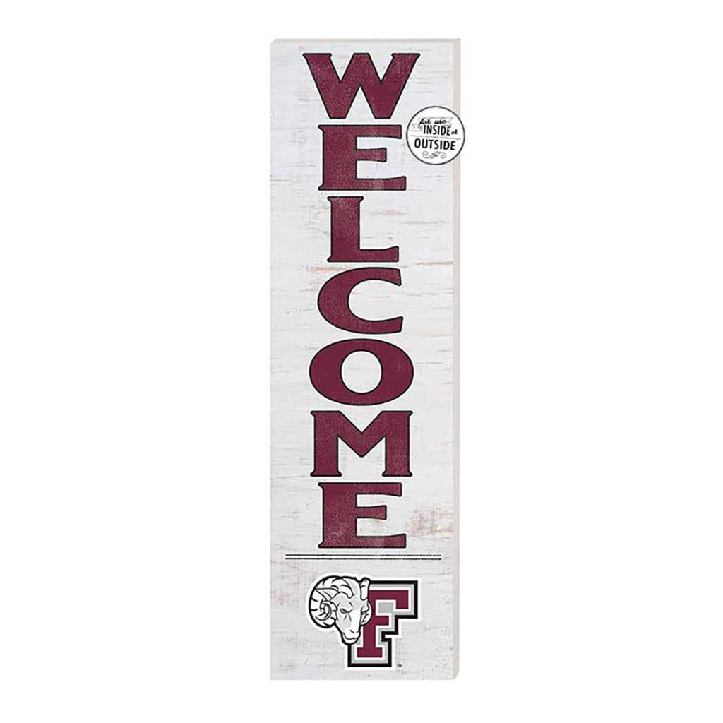 10x35 Indoor Outdoor Sign WELCOME Fordham Rams