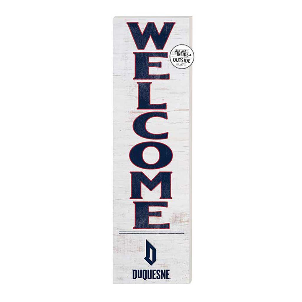 10x35 Indoor Outdoor Sign WELCOME Duquesne Dukes