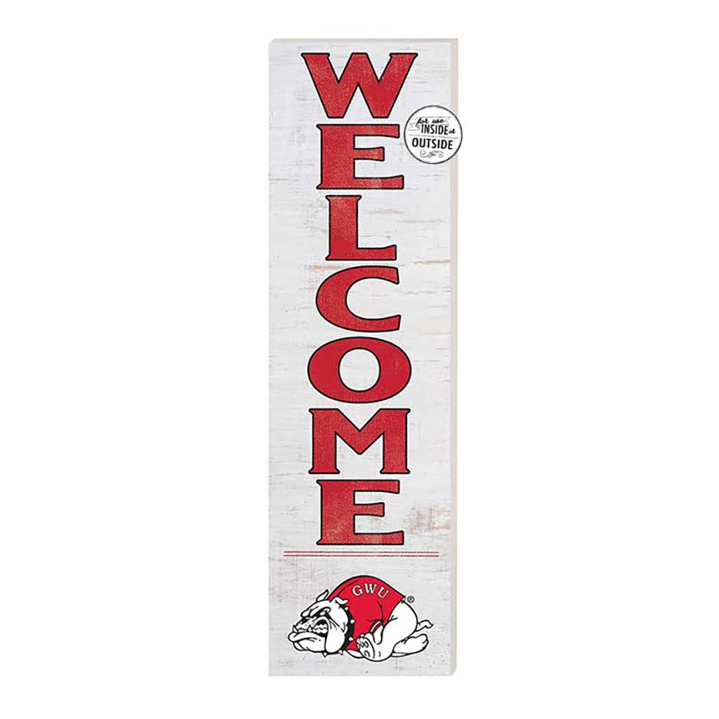 10x35 Indoor Outdoor Sign WELCOME Gardner-Webb Runnin' Bulldogs