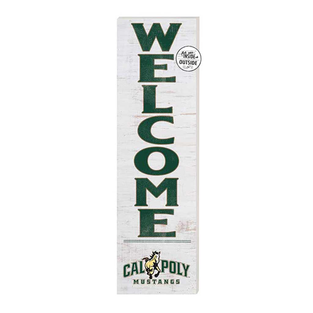 10x35 Indoor Outdoor Sign WELCOME California Polytechnic State Mustangs