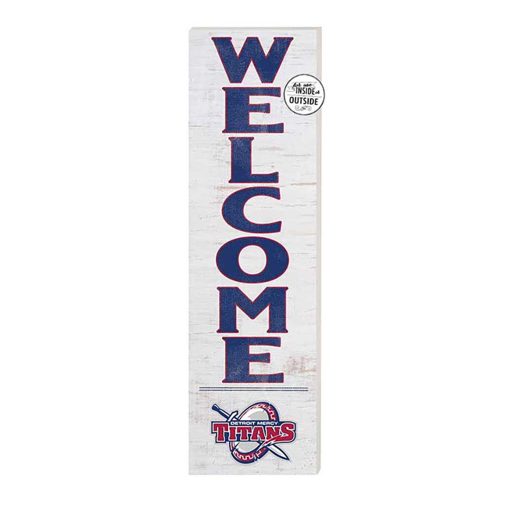 10x35 Indoor Outdoor Sign WELCOME Detroit Mercy Titans