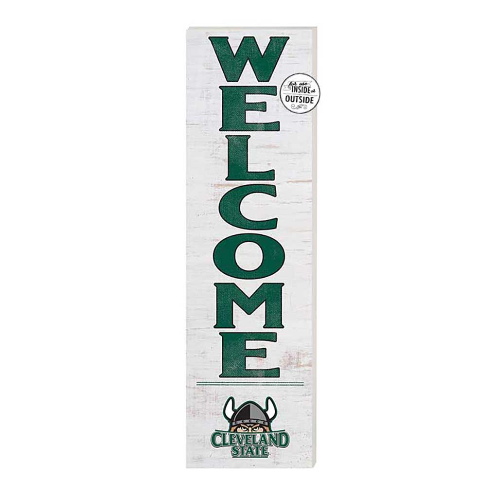 10x35 Indoor Outdoor Sign WELCOME Cleveland State Vikings