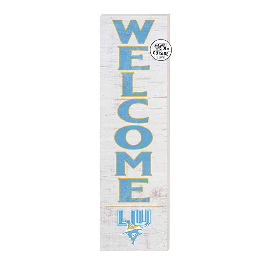 10x35 Indoor Outdoor Sign WELCOME Long Island University Sharks