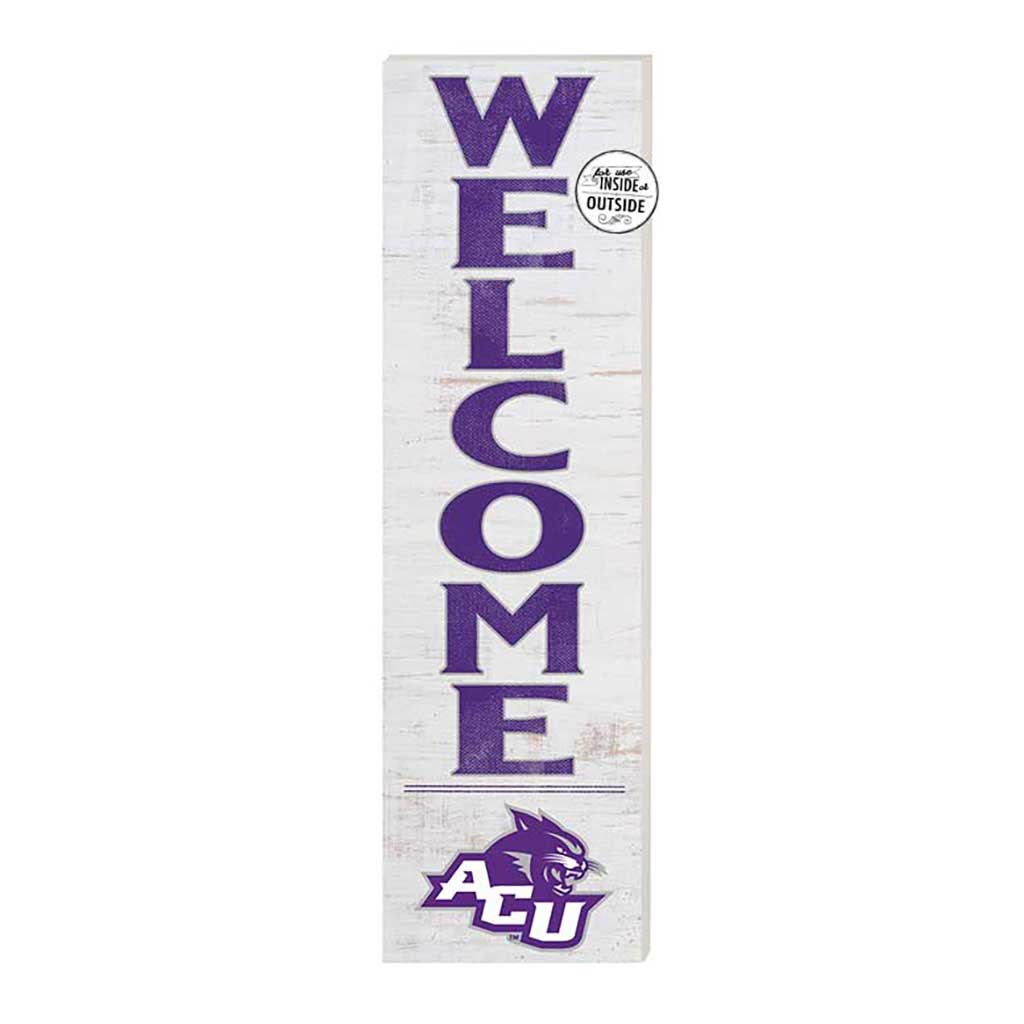 10x35 Indoor Outdoor Sign WELCOME Abilene Christian Wildcats