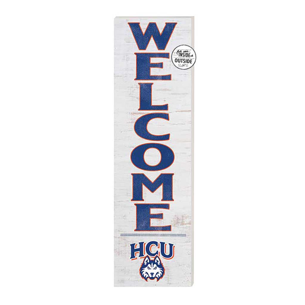 10x35 Indoor Outdoor Sign WELCOME Houston Christian Huskies