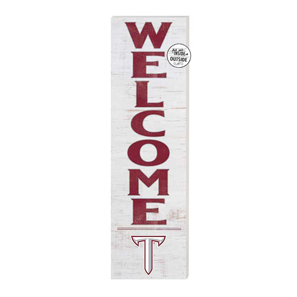 10x35 Indoor Outdoor Sign WELCOME Troy Trojans