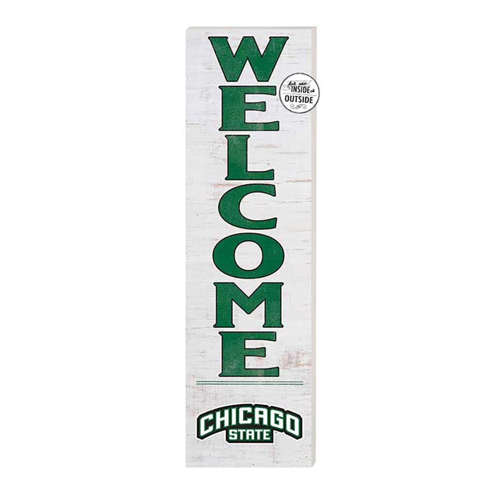 10x35 Indoor Outdoor Sign WELCOME Chicago State Cougars