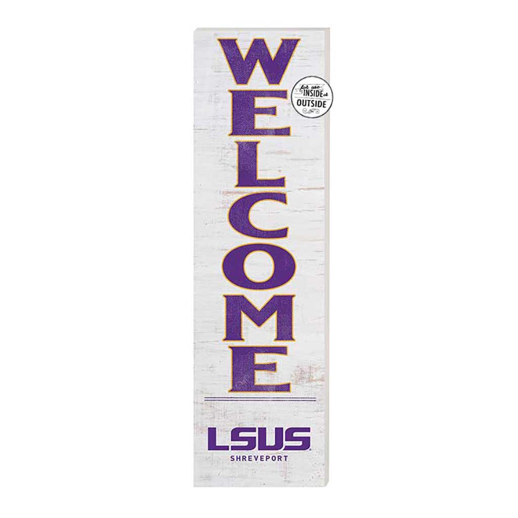 10x35 Indoor Outdoor Sign WELCOME Louisiana State University at Shreveport Pilots