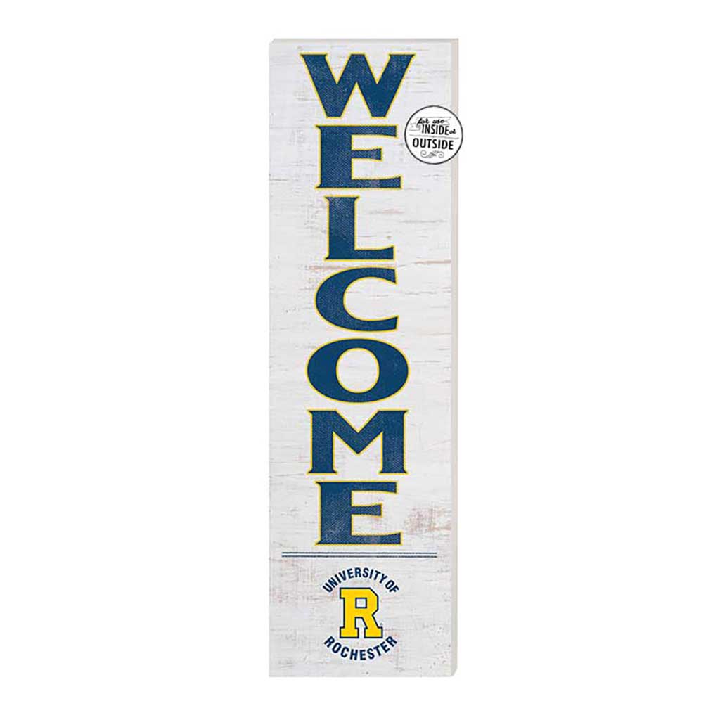 10x35 Indoor Outdoor Sign WELCOME University of Rochester Yellowjacket