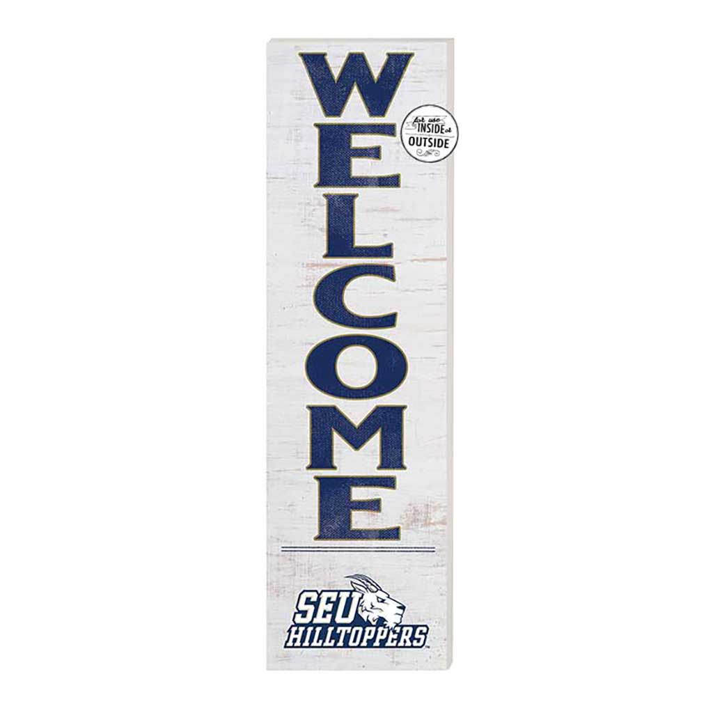 10x35 Indoor Outdoor Sign WELCOME St. Edwards University Hilltoppers